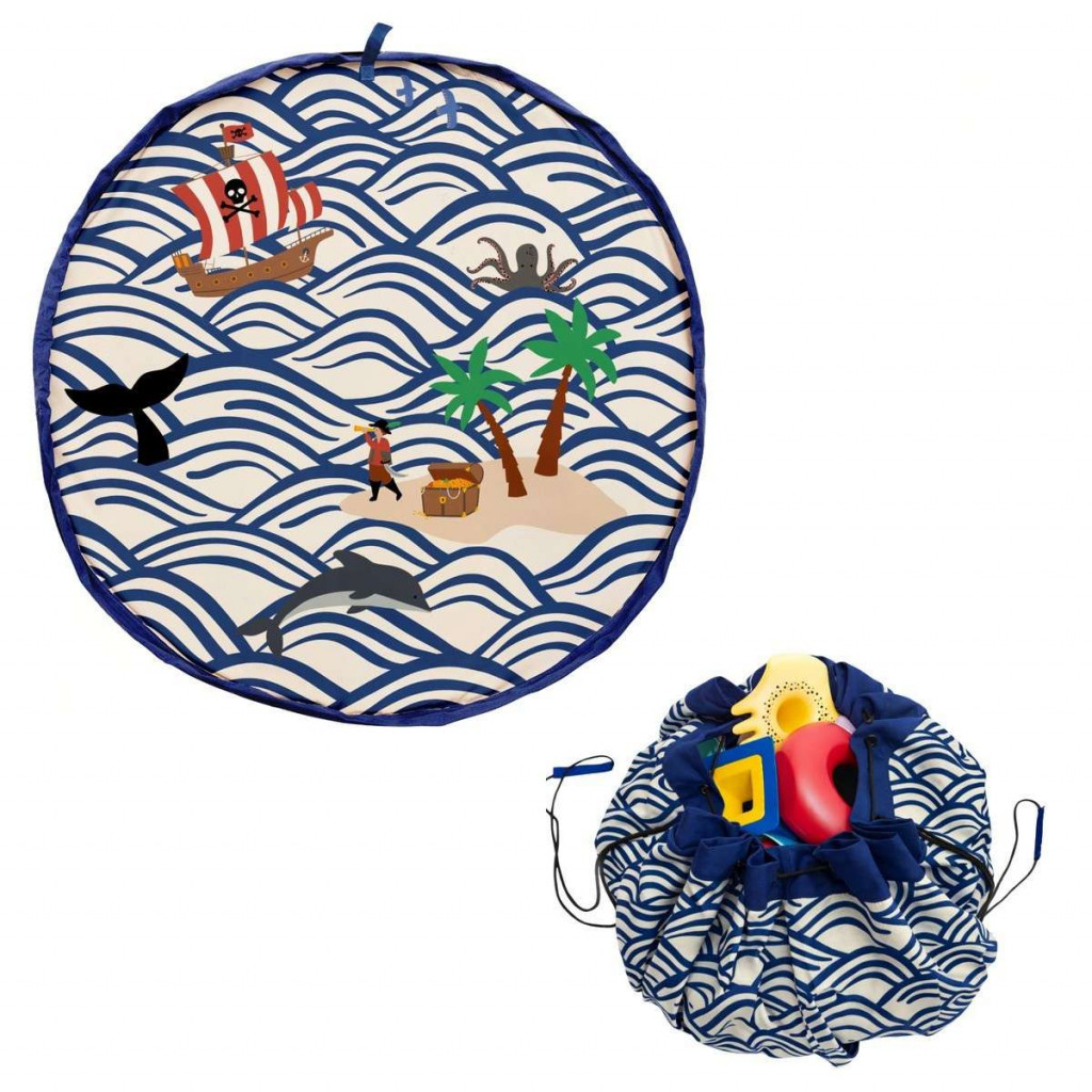 Play&Go Noomad outdoor Hrací deka a Vak na hračky Pirate