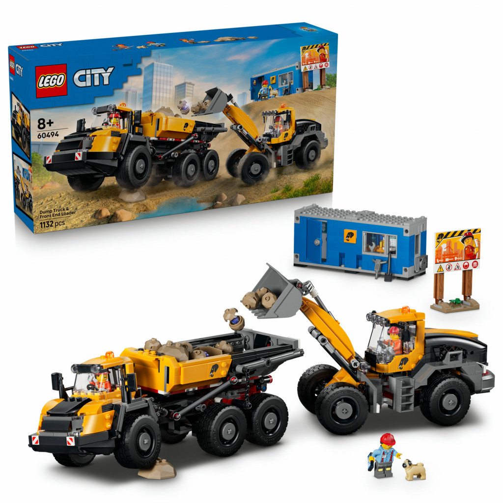 Lego® Vyklápací nákladiak a čelný nakladač