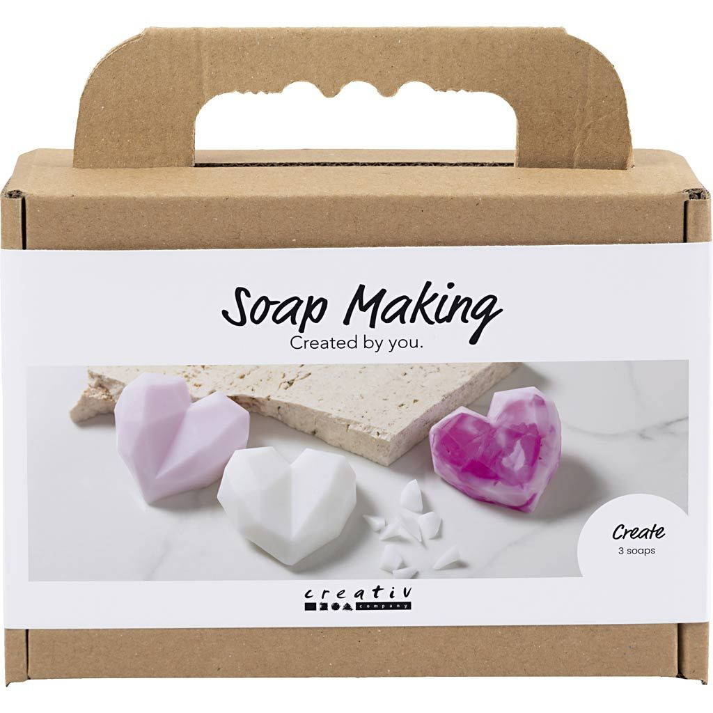 Creativ Company Kreativní sada výroba mýdla Hearts Pink