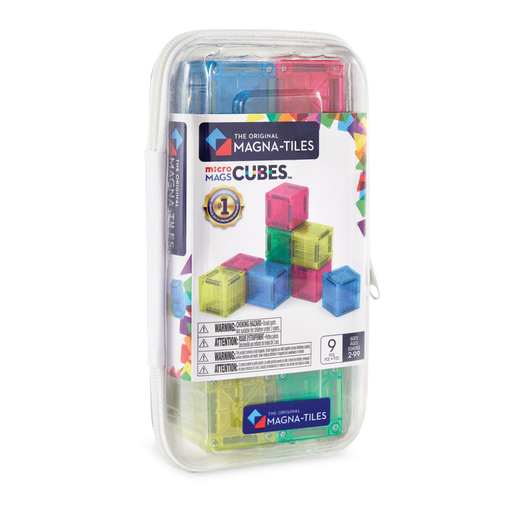 Magna-Tiles Magnetická stavebnice microMAGS Cubes 9 dílků