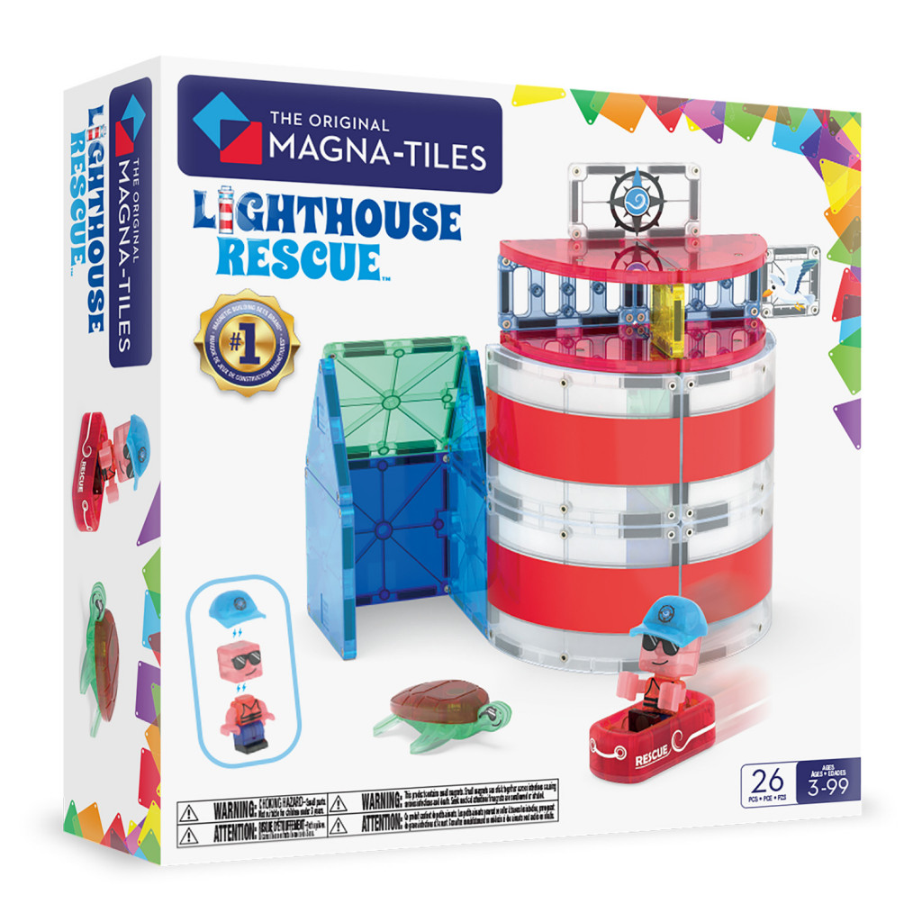 Magna-Tiles Magnetická stavebnice Lighthouse Rescue 26 dílků
