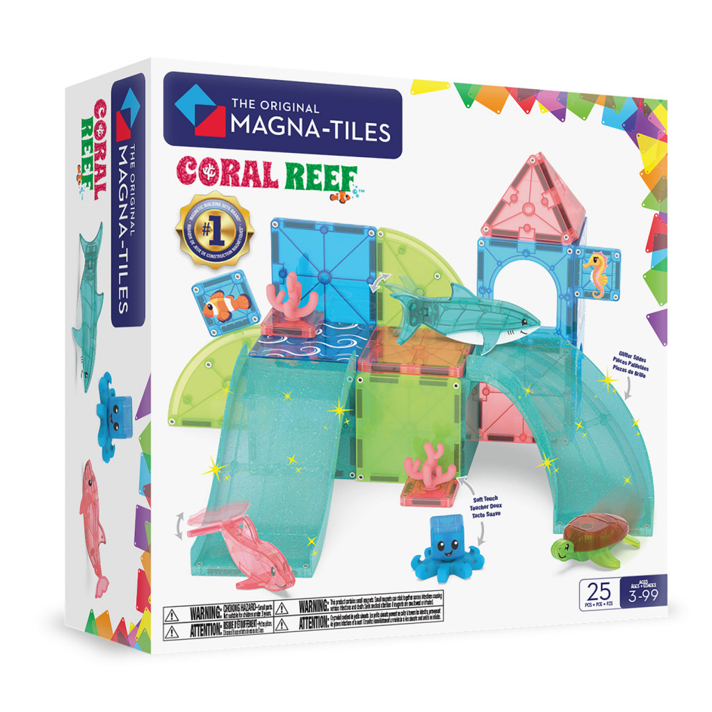 Magna-Tiles Magnetická stavebnice Coral Reef 25 dílků