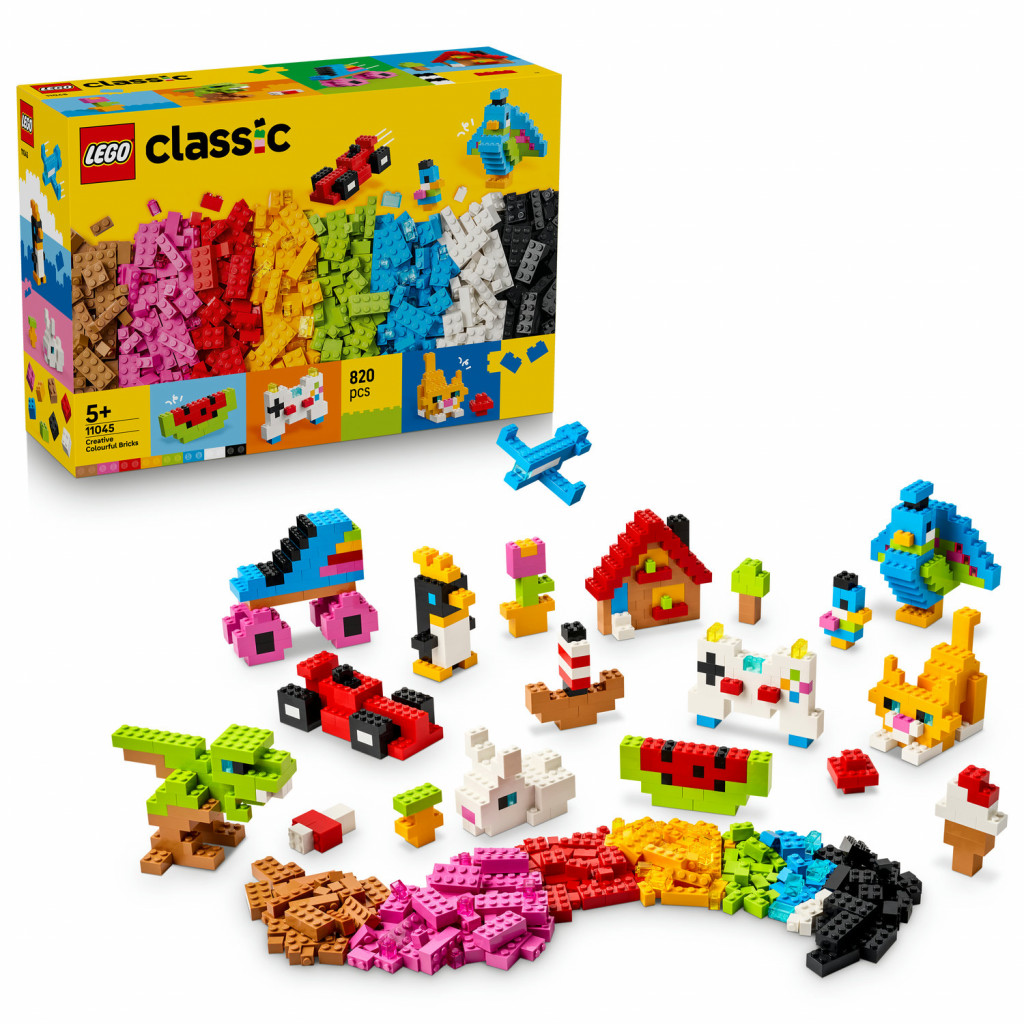 Lego® Kreatívne pestrofarebné kocky