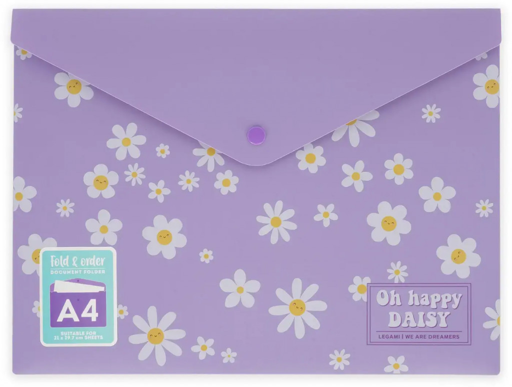 Legami Dosky Legami Fold & Order - Document Folder - Daisy