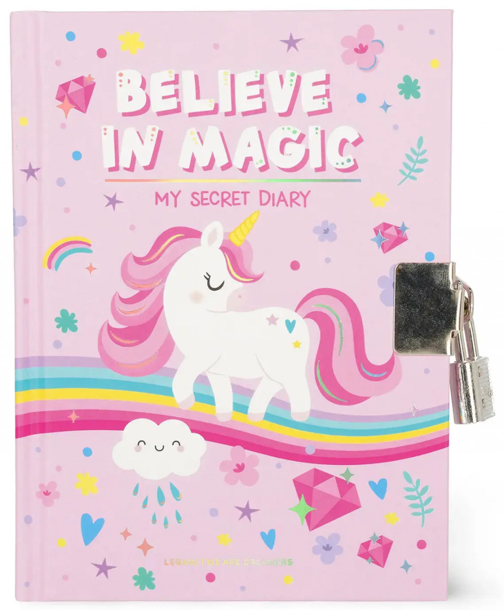 Legami Denník na zámok Legami My Secret Diary - Secret Diary With Padlock - Unicorn