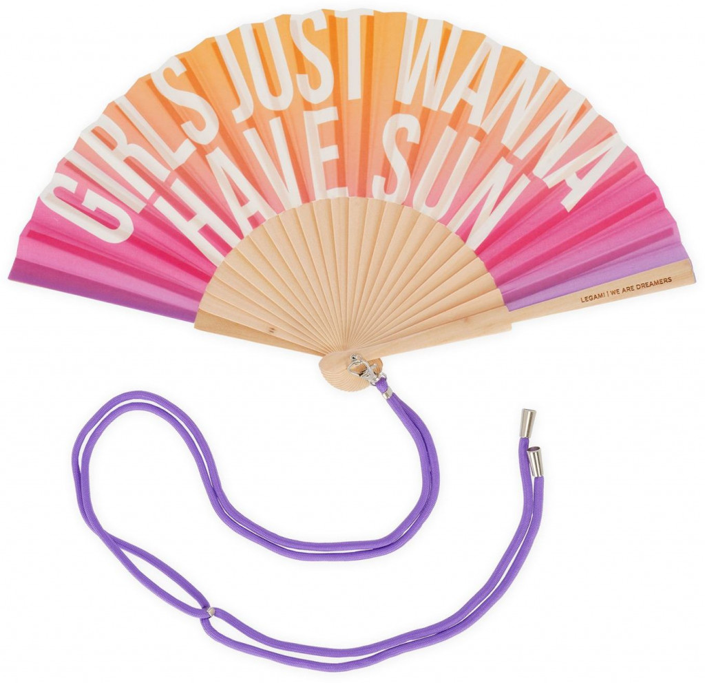 Legami Vejár Legami Qué Calor! - Folding Fan - Sunset