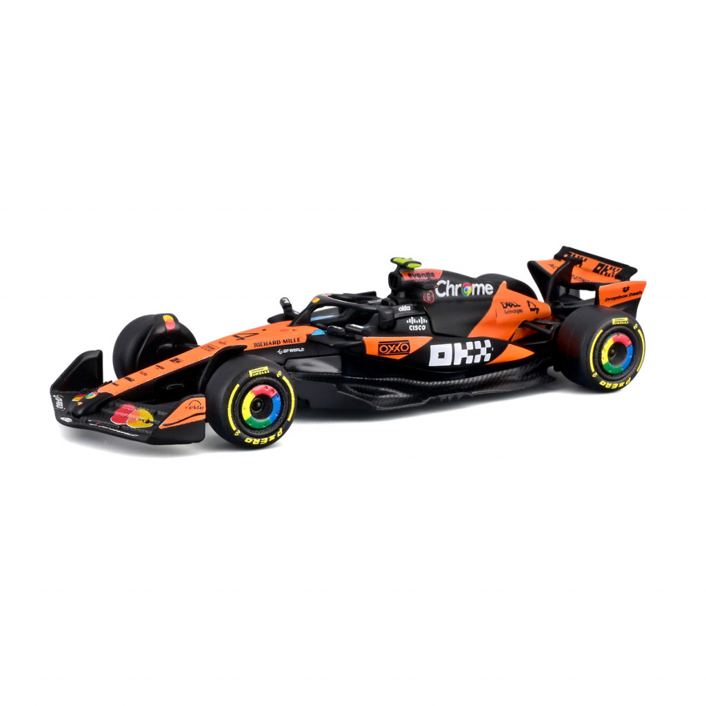 Bburago Bburago – FORMULA RACING McLaren Team MCL39 (2025), #4 Lando Norris, blister, 1:64