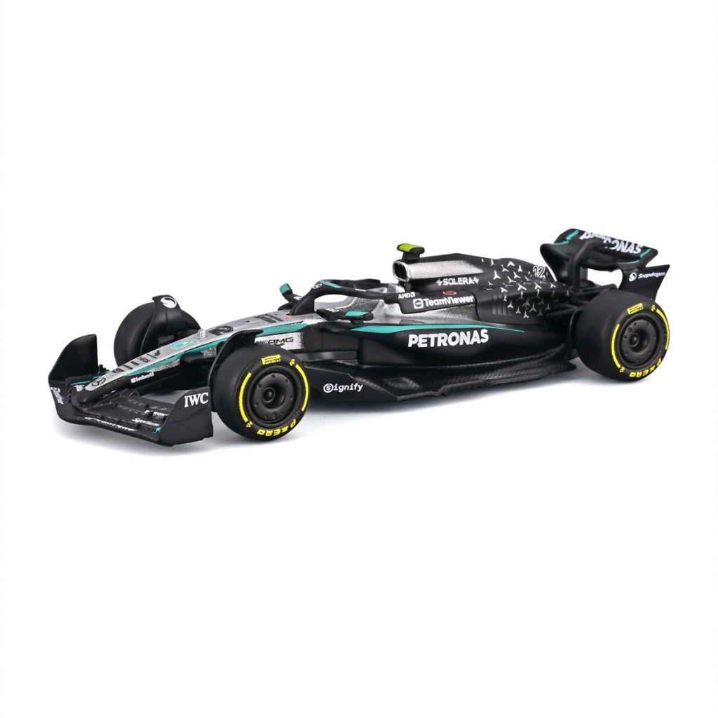 Bburago Bburago – FORMULA RACING Mercedes-AMG Petronas W16 (2025), #12 Kimi Antonelli, blister, 1:64