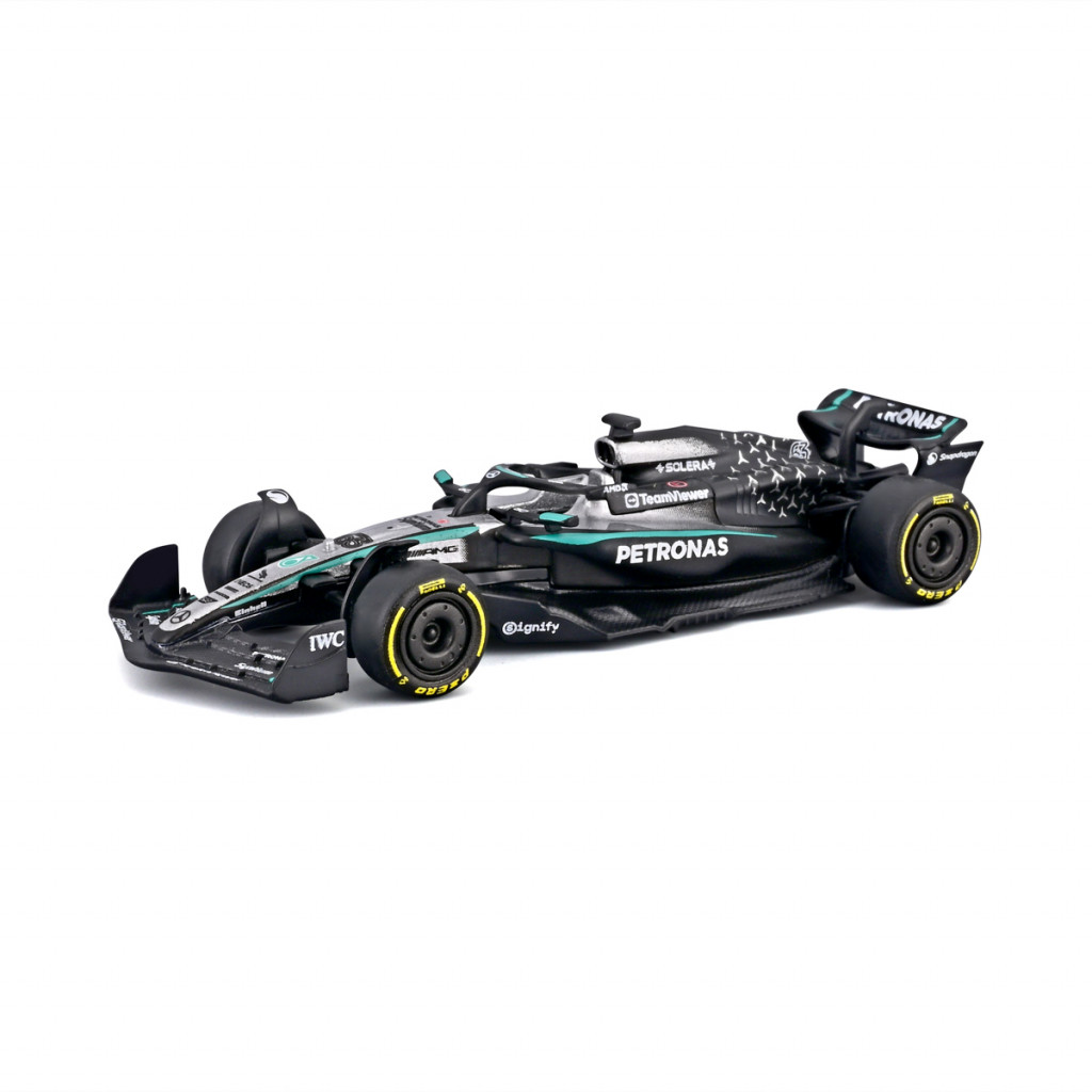Bburago Bburago – FORMULA RACING Mercedes-AMG Petronas W16 (2025), #63 George Russell, blister, 1:64