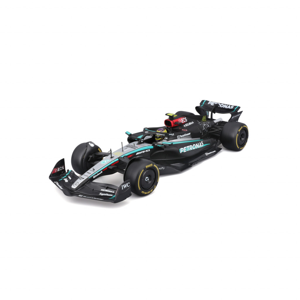 Bburago Bburago - RACE F1 v dekoratívnej krabičke, Mercedes-AMG Petronas W15 (2024) #44 Lewis Hamilton, 1:24