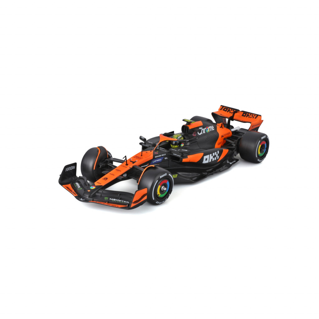 Bburago Bburago - RACING, MODEL KIT, McLaren F1 Team MCL38 (2024), 4 (Lando Norris), 1:24