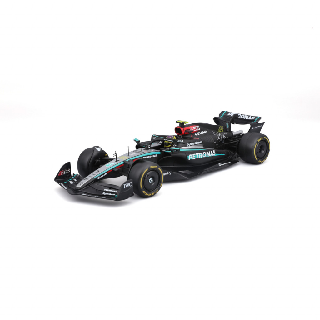 Bburago Bburago - RACING MODEL KIT, Formula Mercedes-AMG Petronas W15 (2024), #44 Lewis Hamilton, 1:24