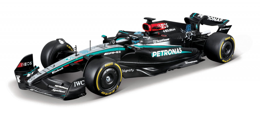 Bburago Bburago - RACING MODEL KIT, Formula Mercedes-AMG Petronas W15 (2024), #63 George Russell, 1:24