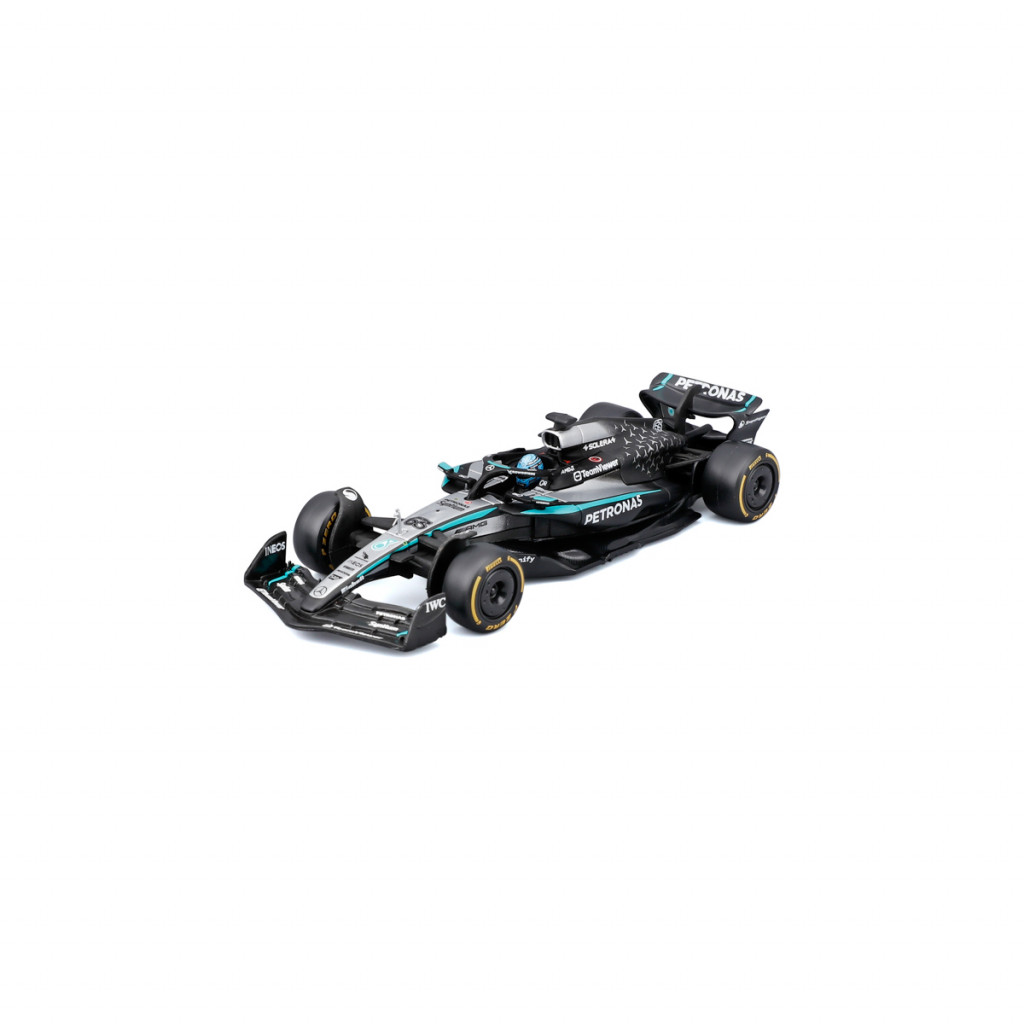 Bburago Bburago - RACE F1 v dekoratívnej krabičke, Mercedes-AMG Petronas W16 (2025) #63 George Russell, 1:43