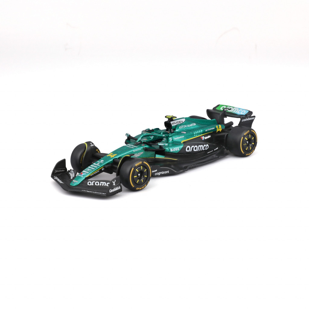 Bburago Bburago - RACE Formula F1, Aston Martin AMR25 (2025), #14 Fernando Alonso, 1:43