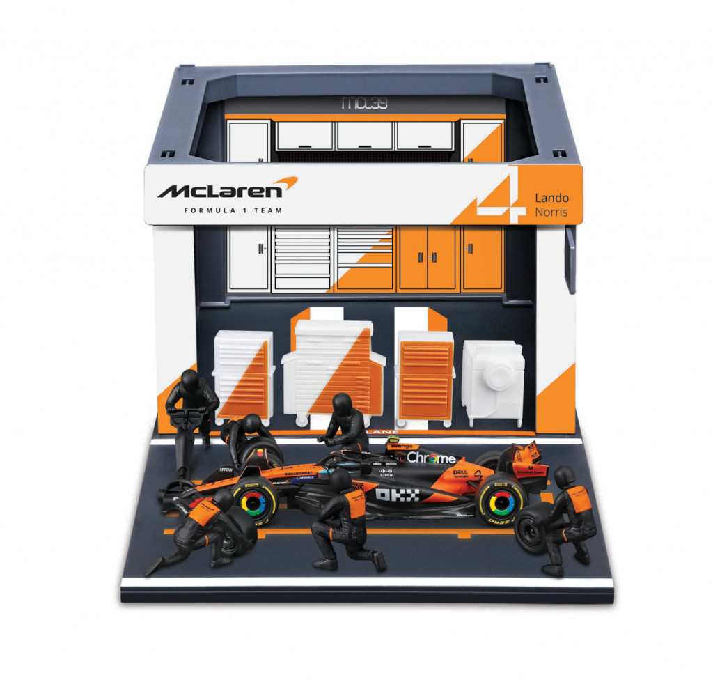 Bburago Bburago - Formula Racing F1 Pit Pass set - McLaren Team MCL39 (2025), #4 Lando Norris, 1:43