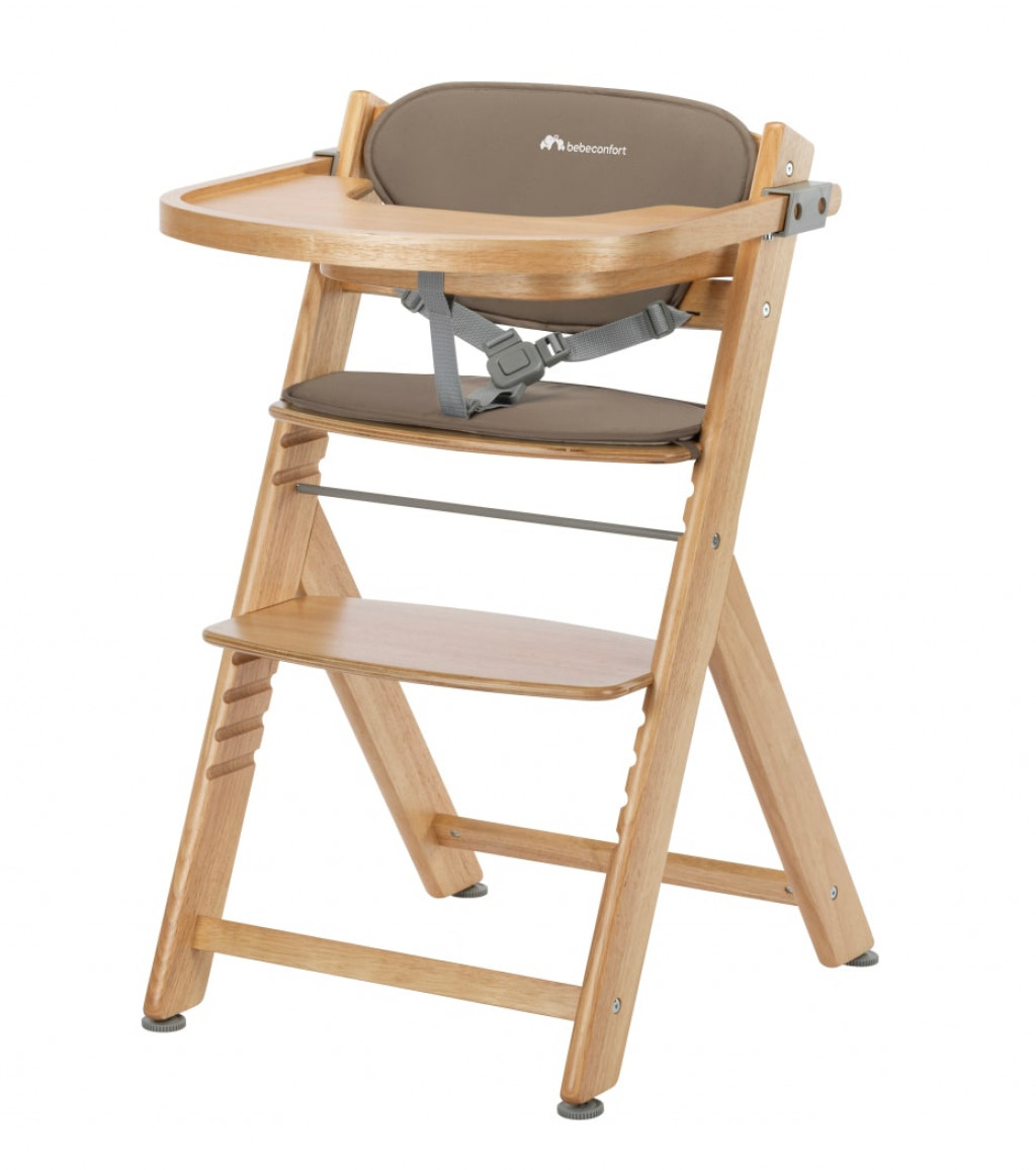 Bebeconfort Timba židlička rostoucí Natural Wood s podložkou