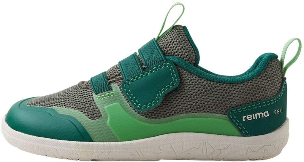 Reima Detské barefoot topánky s membránou Reima Tepastelu - Greyish green