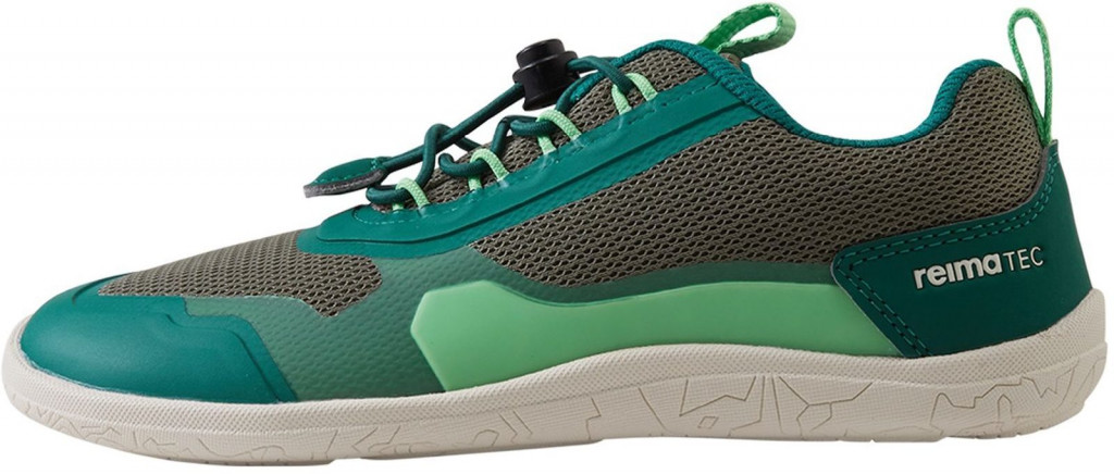 Reima Detské barefoot topánky s membránou Reima Tallustelu - Greyish green