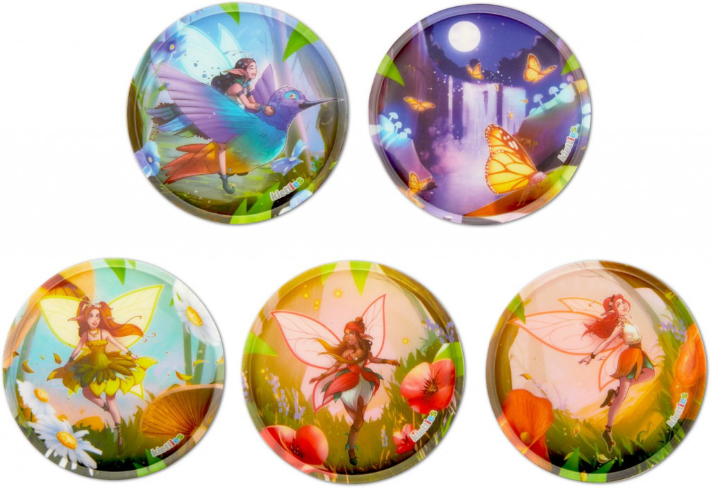 Ergobag Sada ozdôb na batoh Ergobag Klettie Set - Forest Fairies