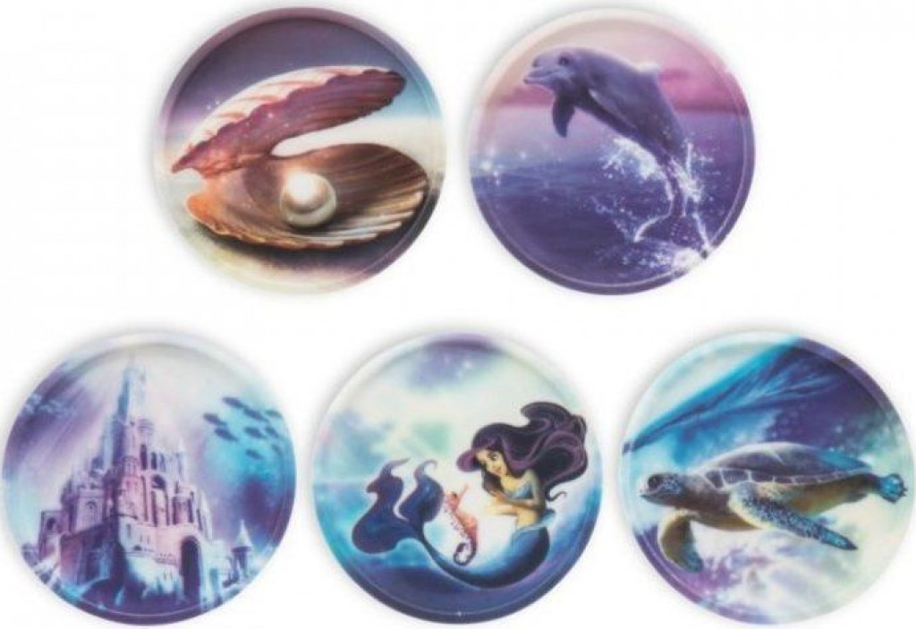 Ergobag Sada ozdôb na batoh Ergobag Kletties Set - Mermaids