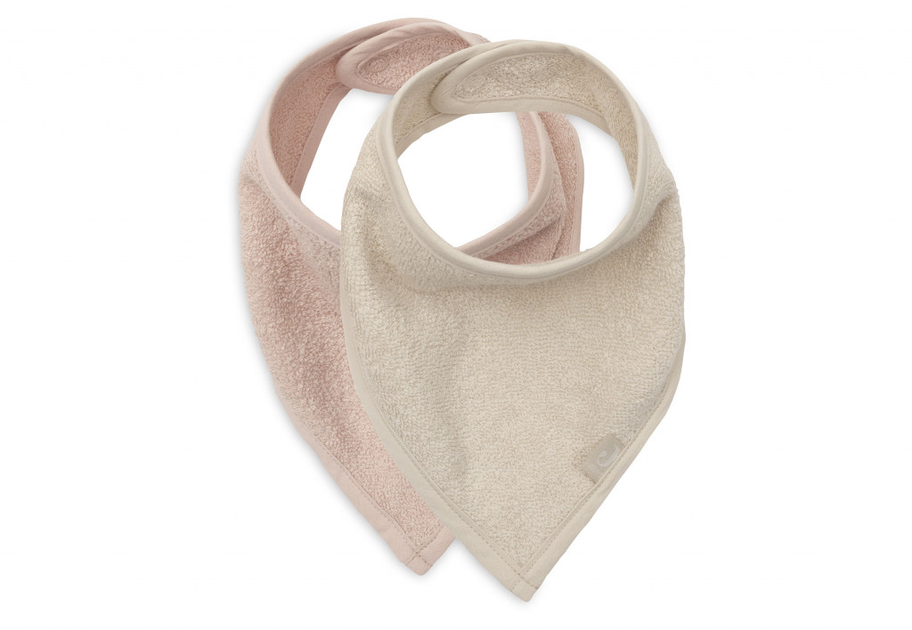 Jollein Bryndáček bandana 2ks Silk Rose / Sand