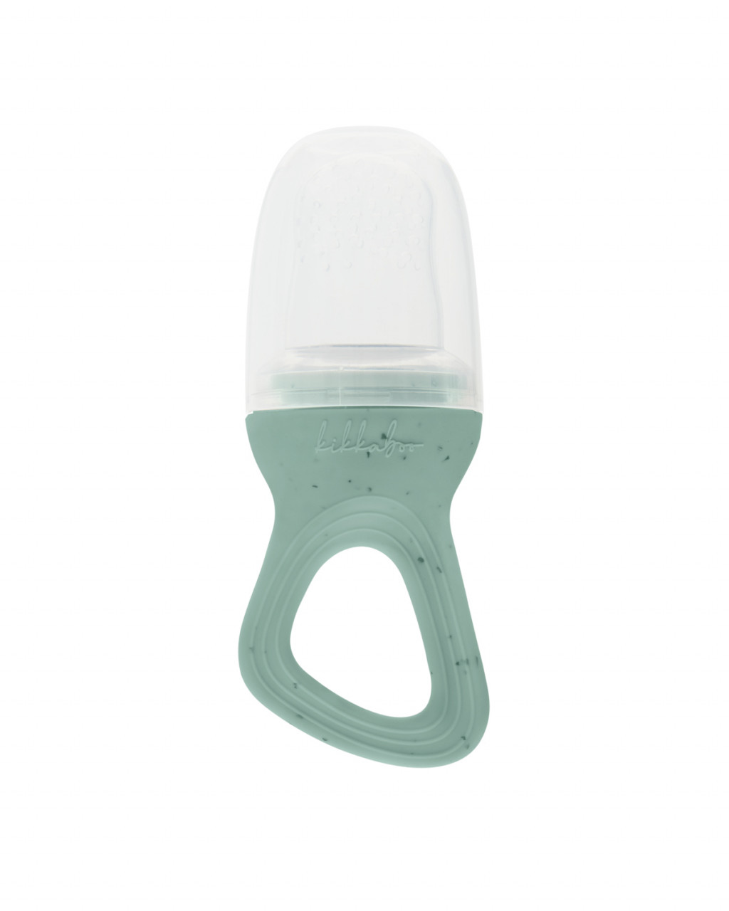 KikkaBoo Krmicí kousátko Platinum Silicone Sage