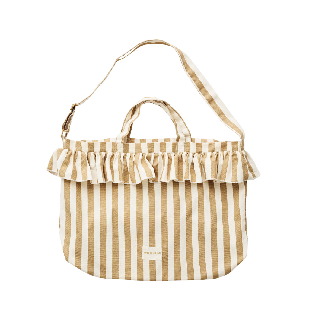 Wildride Taška cez rameno Beige Stripe
