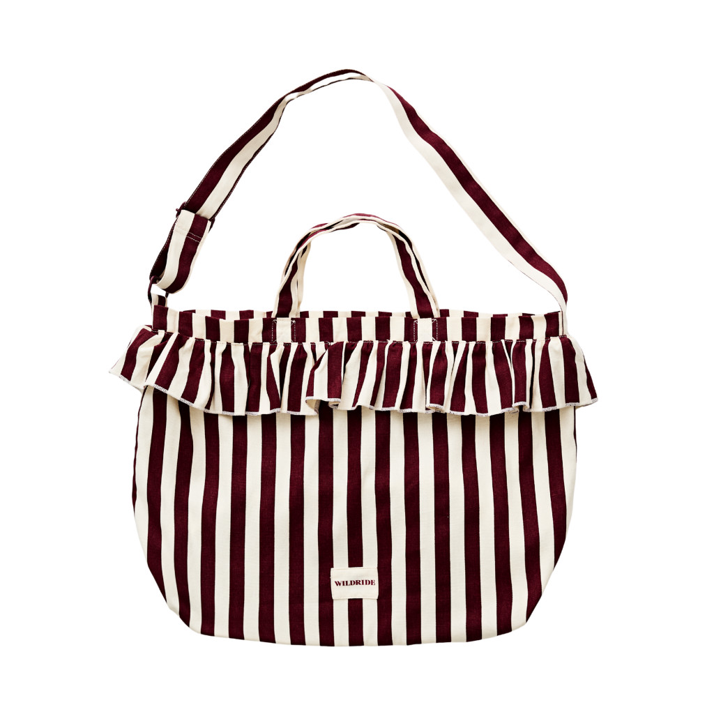 Wildride Taška cez rameno  Bordeaux Stripe