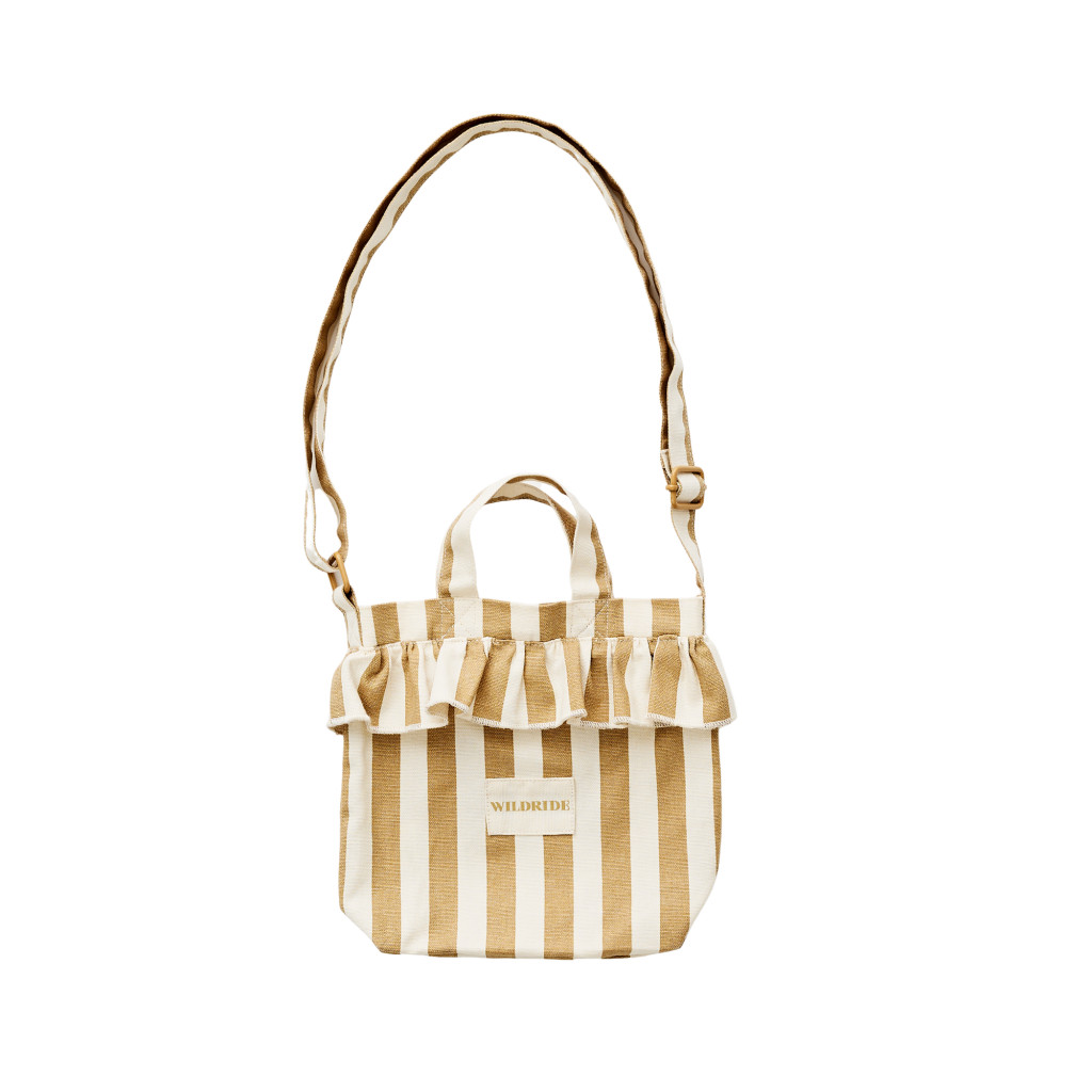 Wildride Taška mini cez rameno Beige Stripe