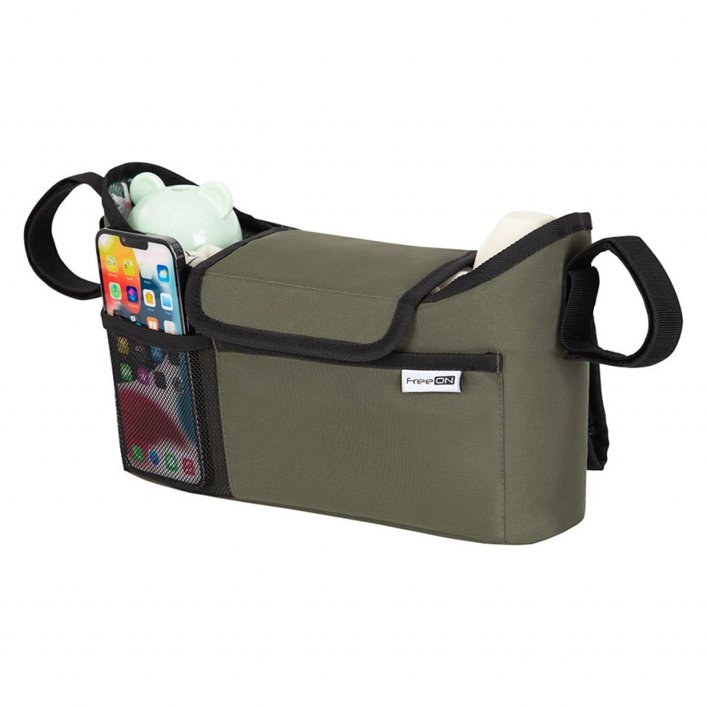 FREEON Organizér na kočárek Olive Green