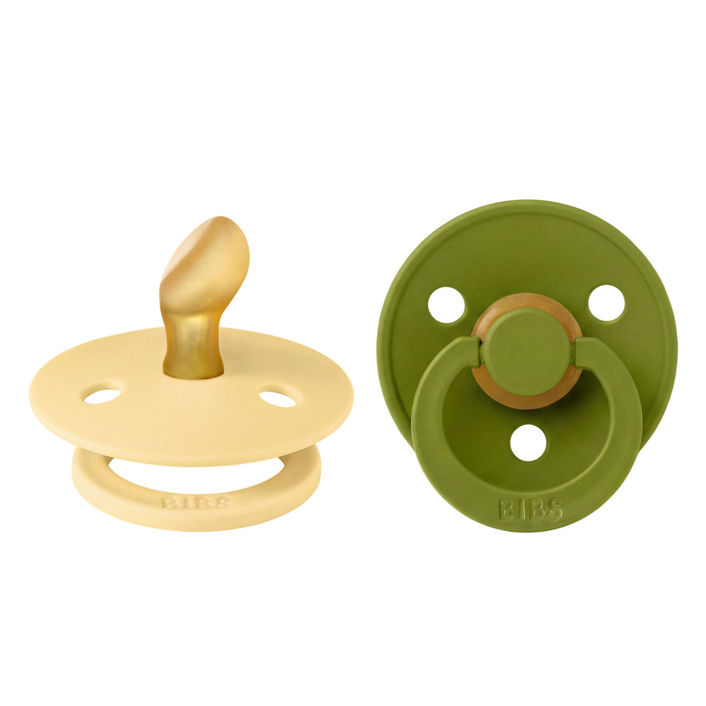 Všetky značky||BIBS Colour anatomické BIBS Colour anatomické cumlíky z prírodného kaučuku 2 ks - veľkosť 1 (Pale Butter / Wasabi)