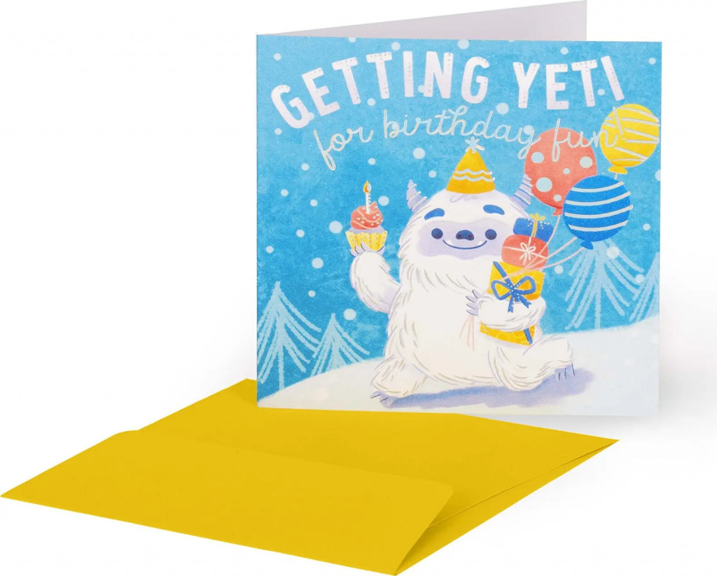 Legami Přáníčko Legami Greeting Card Small - Yeti