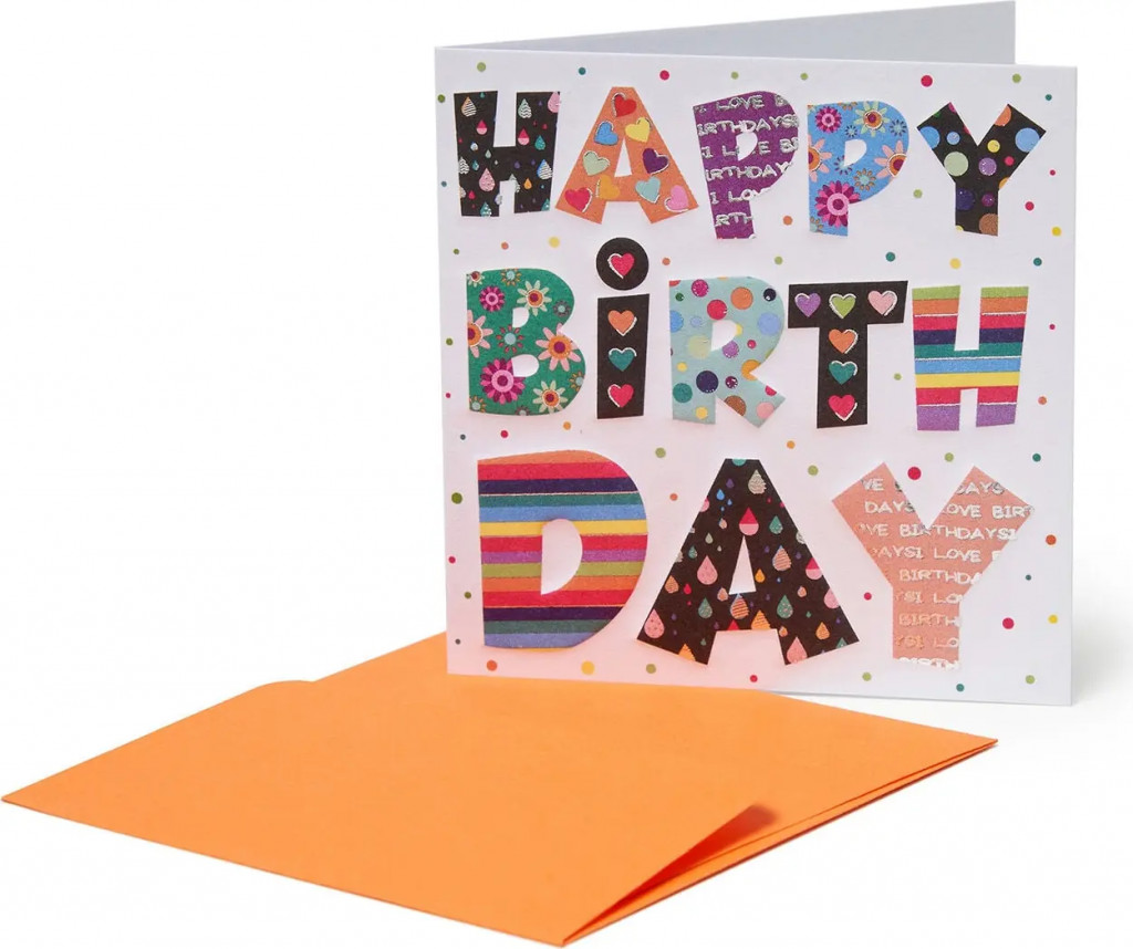 Legami Přáníčko Legami Greeting Card Small - Happy Birthday + Dots