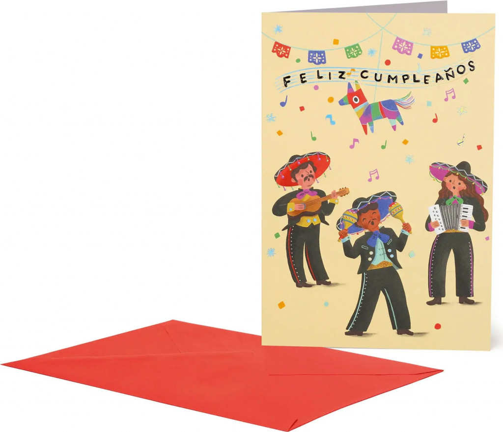 Legami Přáníčko Legami Greeting Card Large - Feliz Cumpleaños