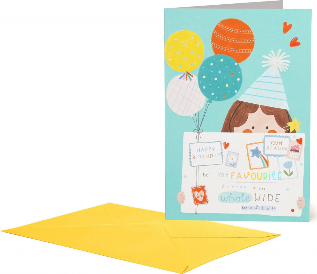 Legami Přáníčko Legami Greeting Card Large - Favourite Birthday