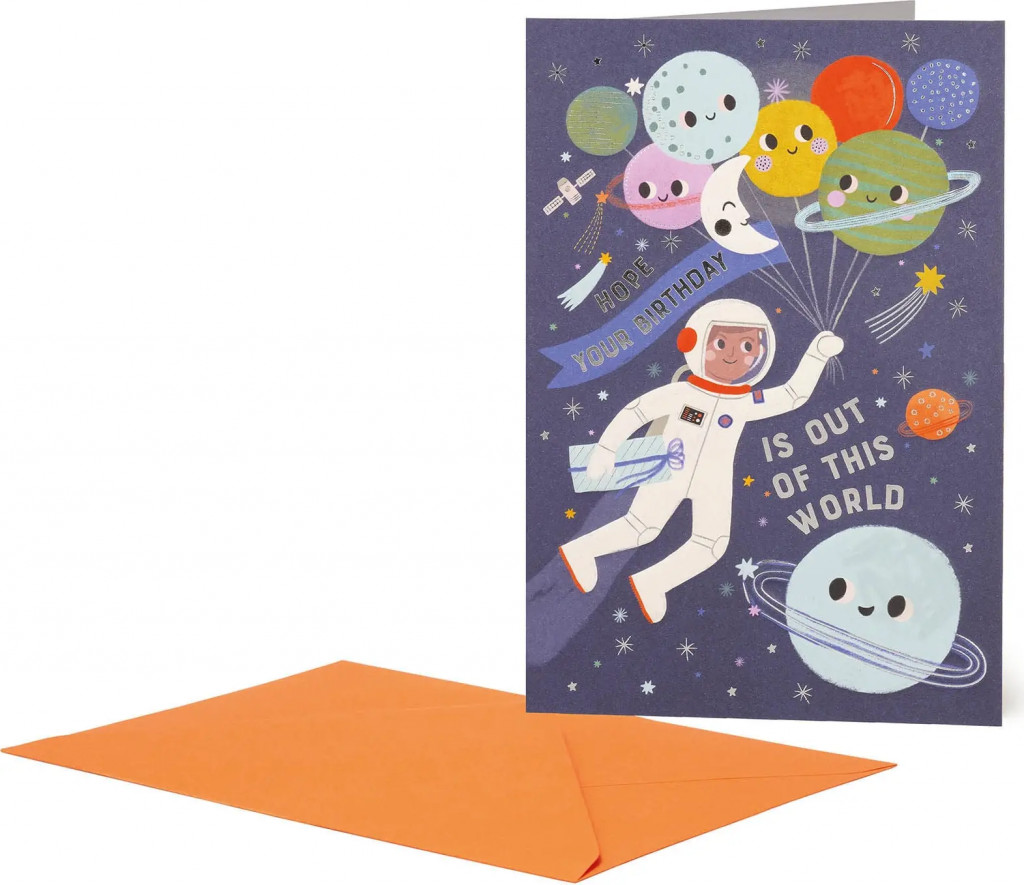Legami Přáníčko Legami Greeting Card Large - Space Balloons