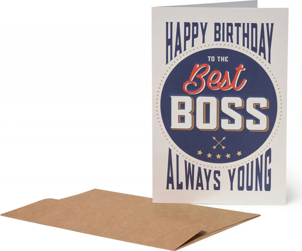 Legami Přáníčko Legami Greeting Card Large - Boss