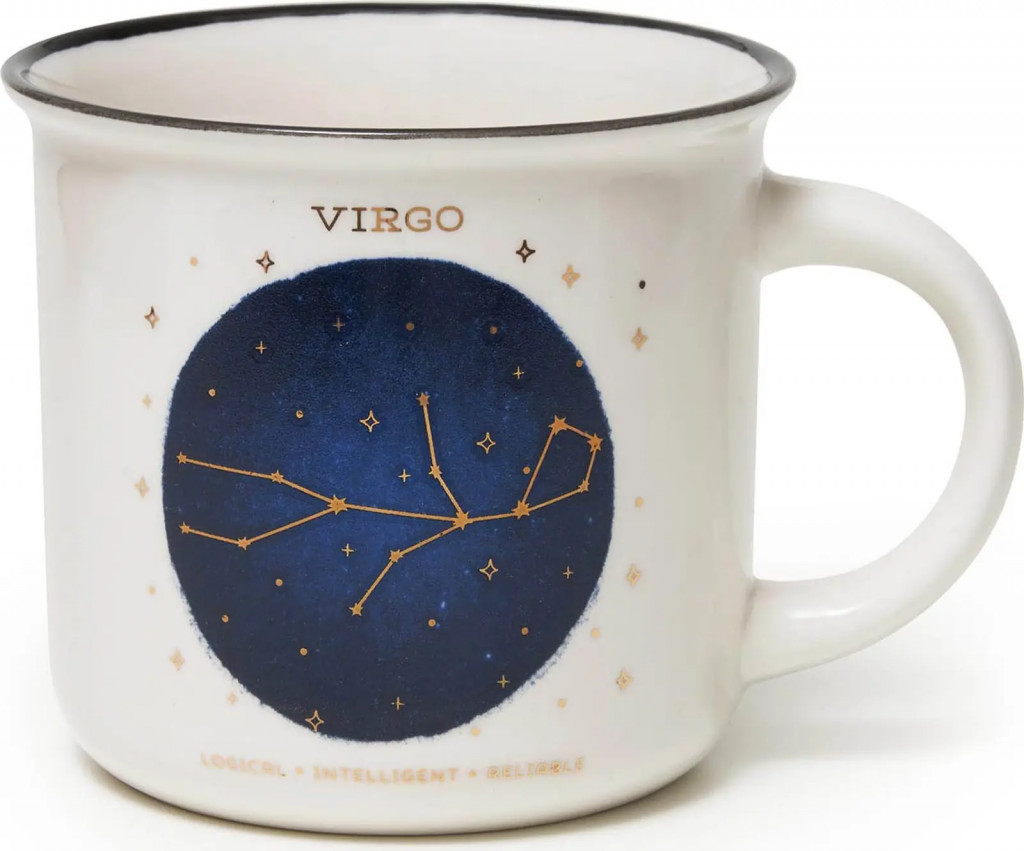 Legami Porcelánový hrneček Legami Count Your Lucky Stars Porcelain Mug - Virgo