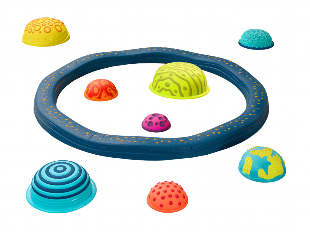B-Toys Překážková dráha se stupínky Balance Planet Hopper