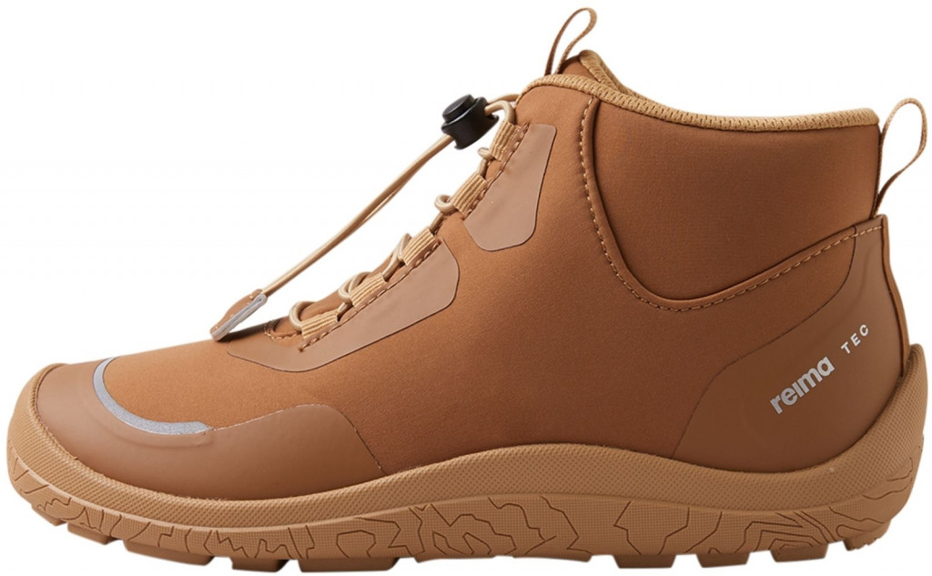 Reima Detské barefoot topánky s membránou Reima Loikkii - Cinnamon brown