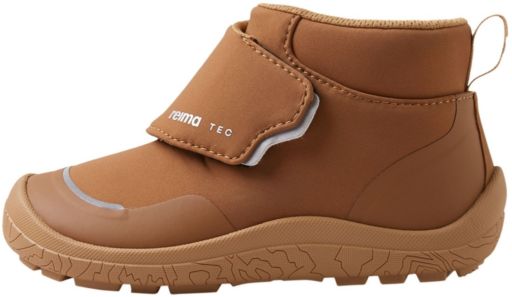 Reima Detské barefoot topánky s membránou Reima Hyppii - Cinnamon brown