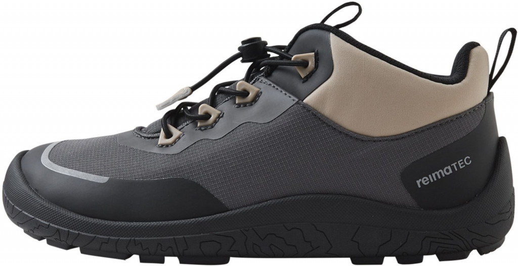 Reima Detské barefoot topánky s membránou Reima Sankari - Soft black