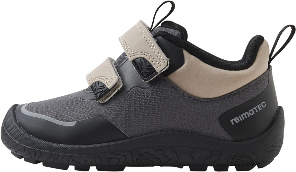 Reima Detské barefoot topánky s membránou Reima Viikari - Soft black
