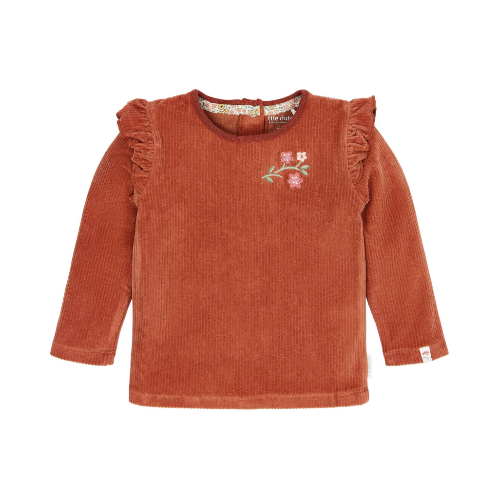 Little Dutch Triko dlouhý rukáv Deep Berry vel. 86
