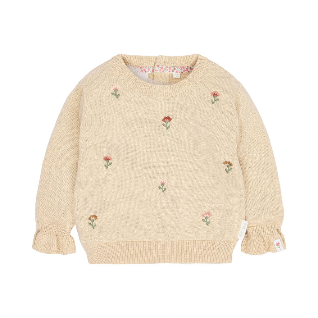 Little Dutch Svetřík pletený Vanilla vel. 80