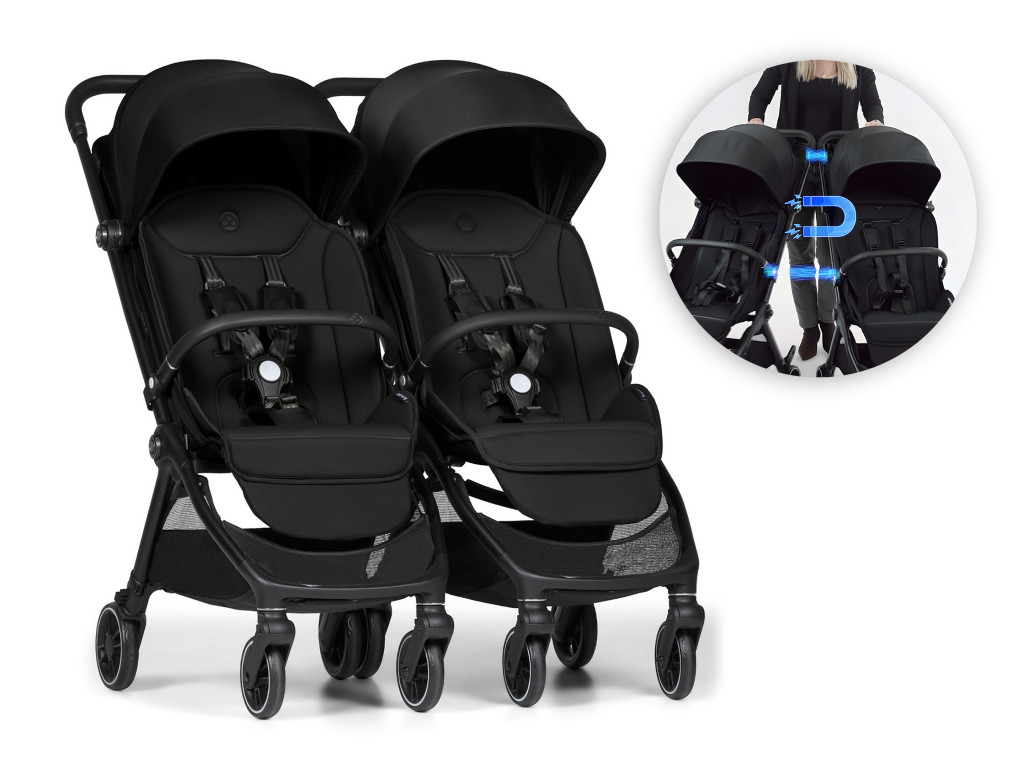 Bumprider Connect Mini 2x kočík s madlom Black