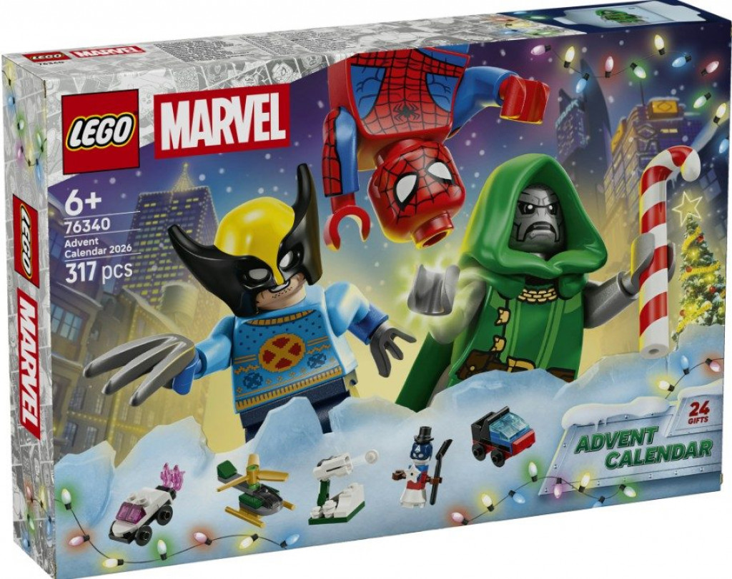Lego® Adventný kalendár 2026 Marvel
