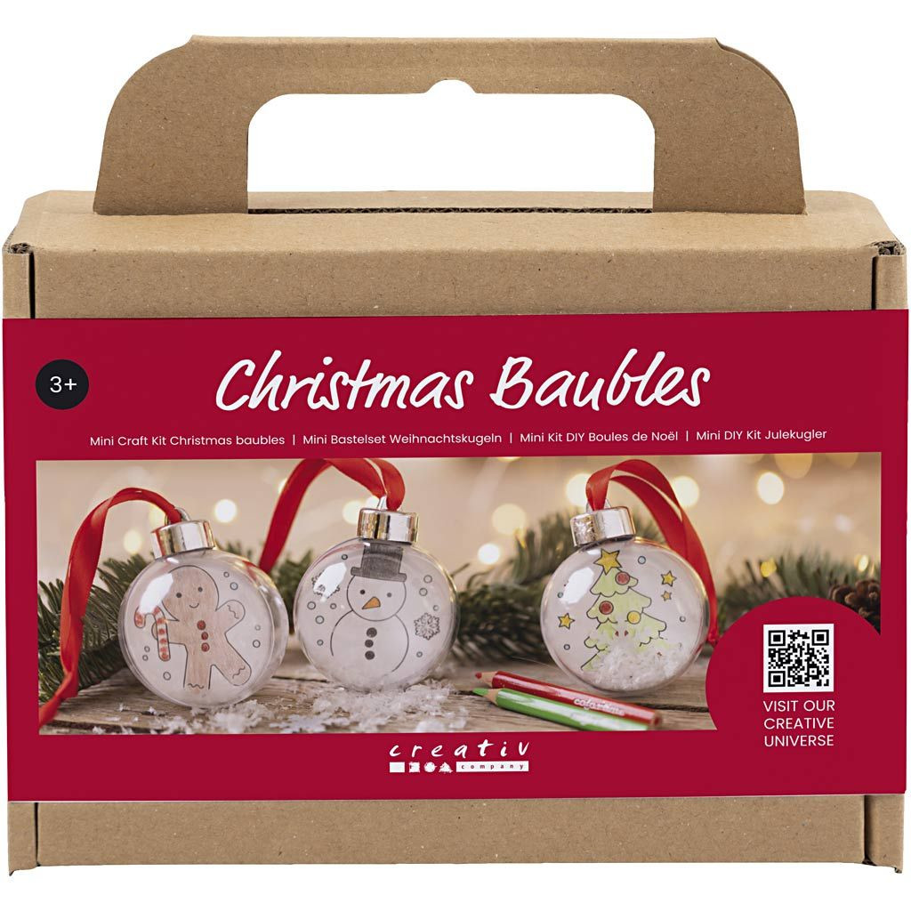 Creativ Company Kreatívna sada Vianočné gule kreslenie