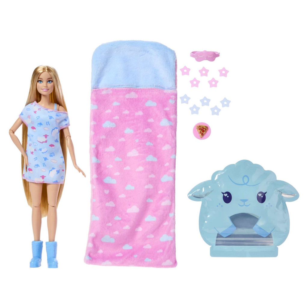Mattel BRB REVEAL V PYŽAME MODRÁ